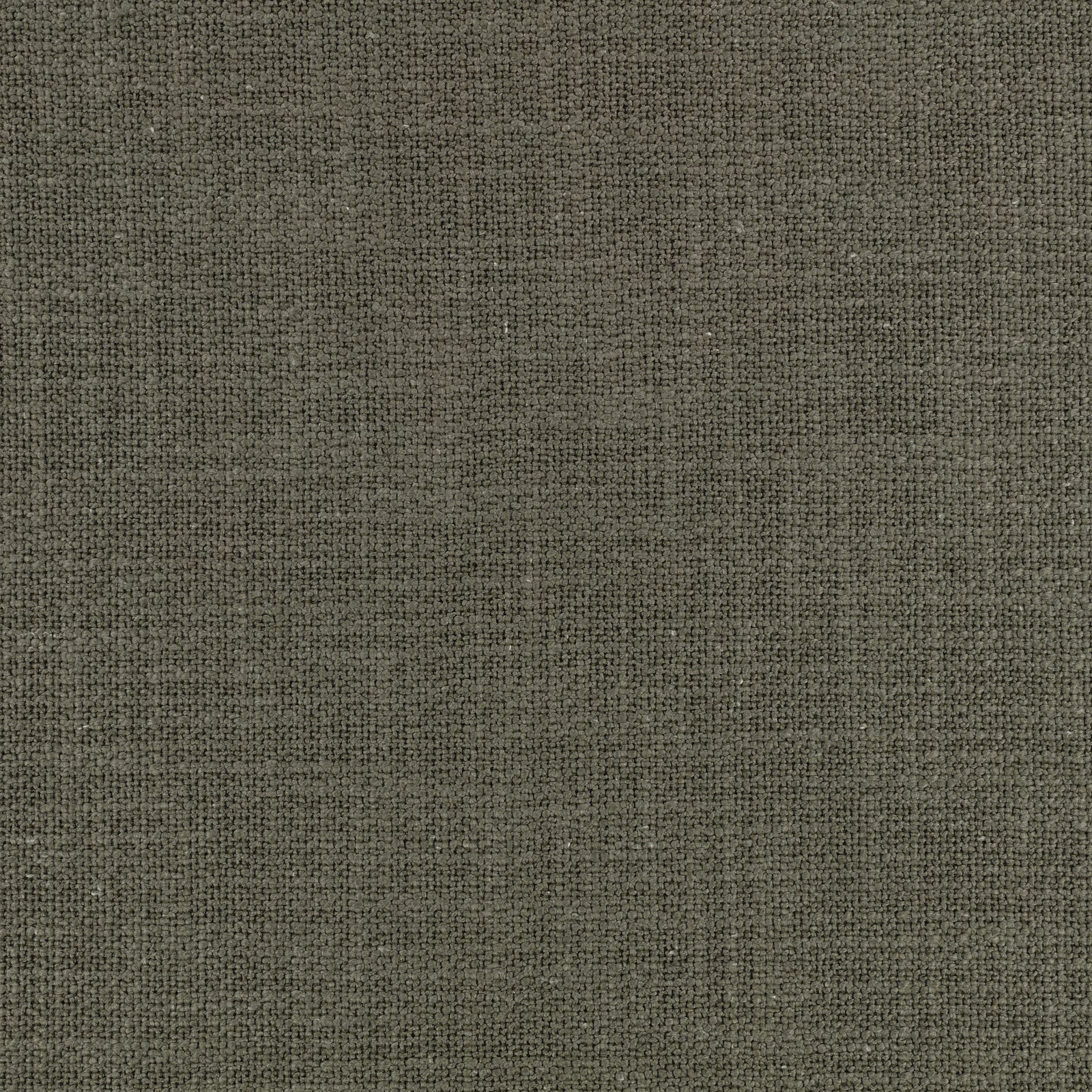 Deep taupe-grey woven fabric with fine peppered texture and subtle olive depth