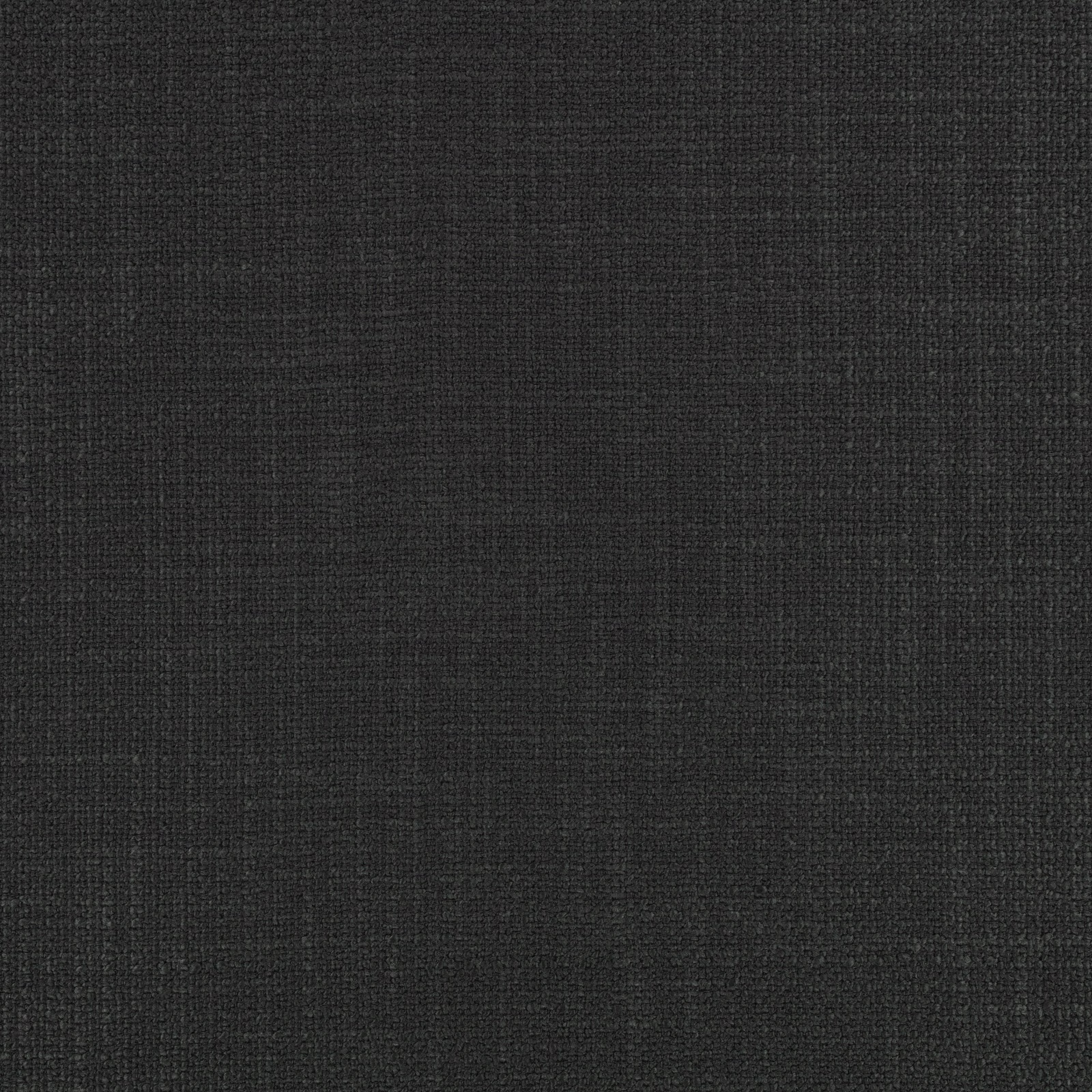 Close-up of dense jet-black woven fabric with subtle crosshatch texture