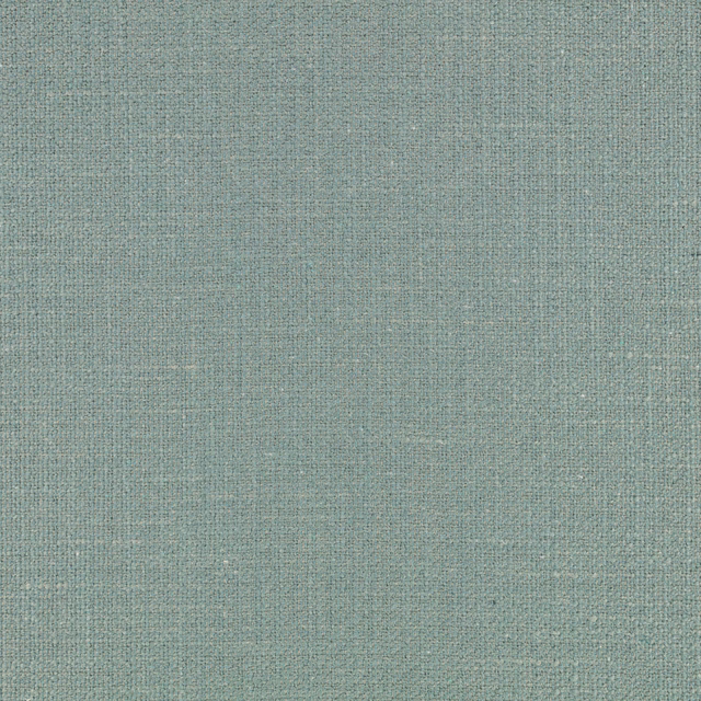 Close-up of muted blue-teal Loop II fabric showing fine crosshatched woven texture