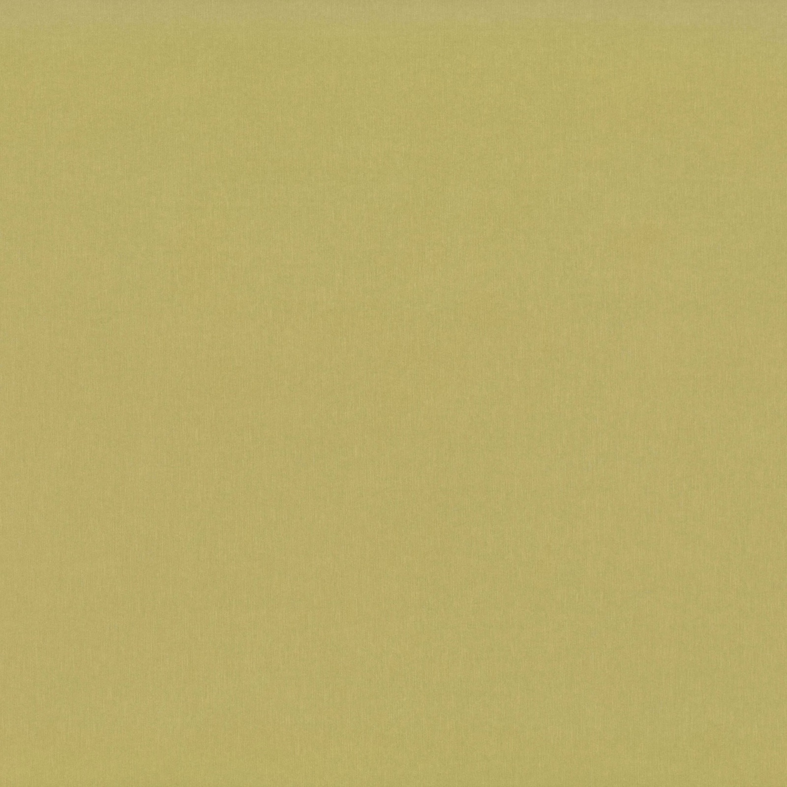 Close-up of muted peridot olive fabric with a fine, subtly mottled plain weave