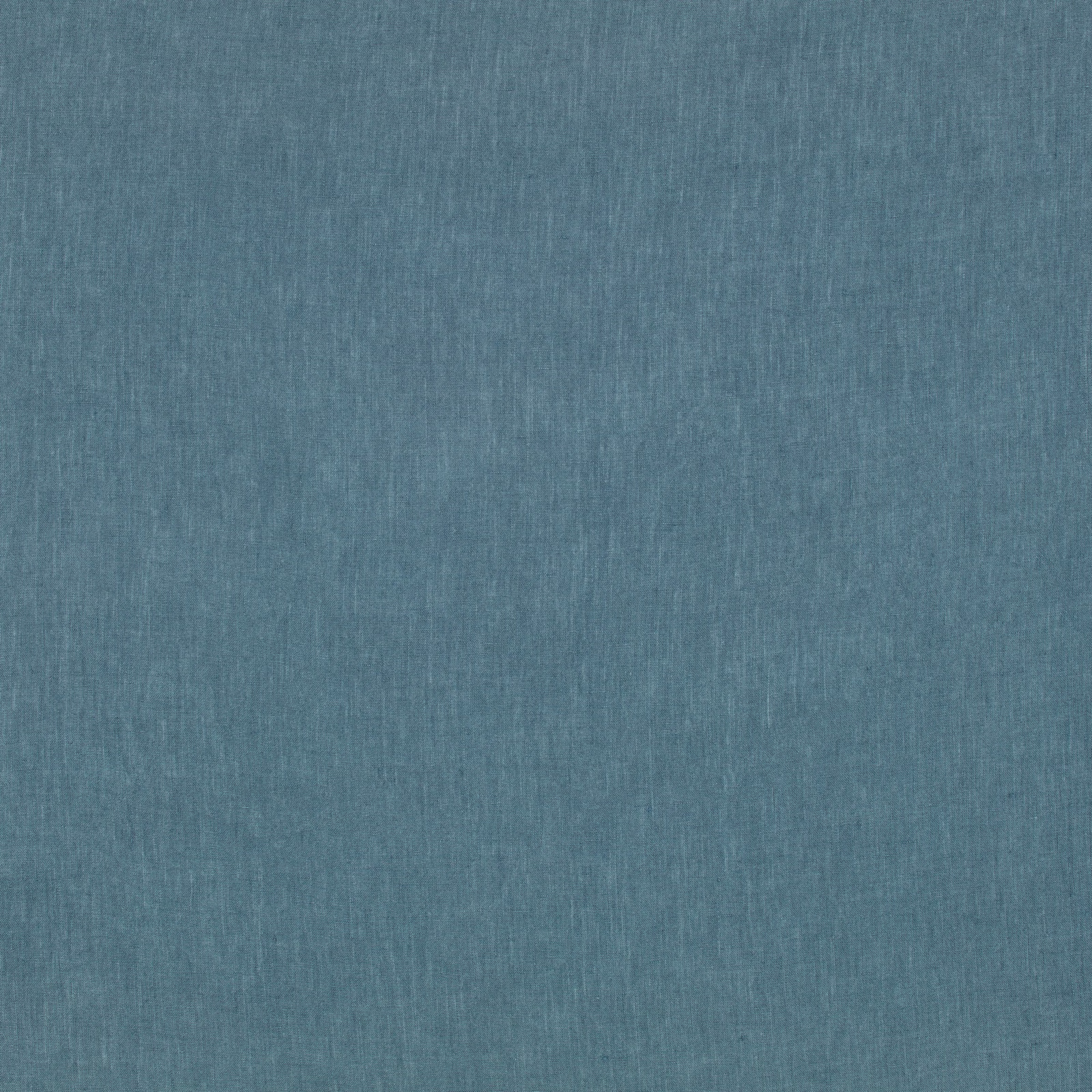 Muted blue-teal fabric with fine vertical striations and softly mottled texture