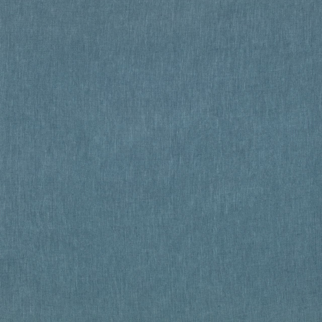 Muted blue-teal fabric with fine vertical striations and softly mottled texture