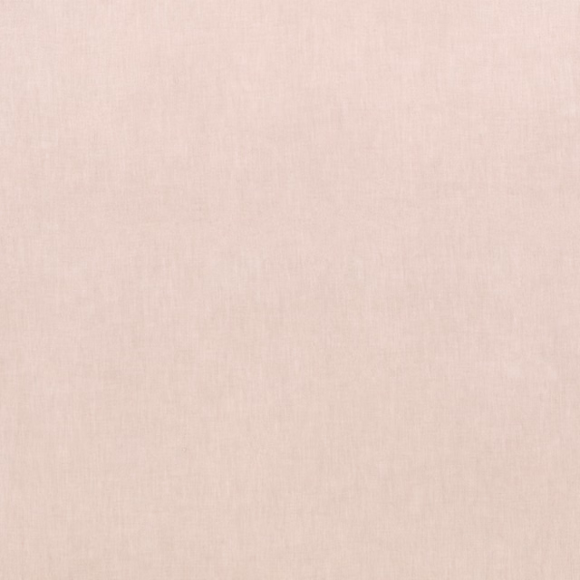 Pale powder-pink plain weave with fine vertical striations and softly mottled texture