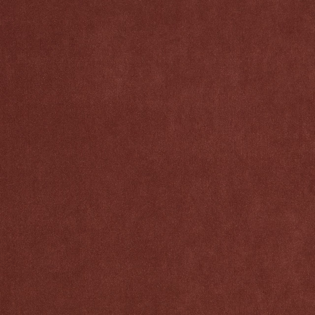 Deep russet-brown plain fabric with a softly mottled, low-sheen surface
