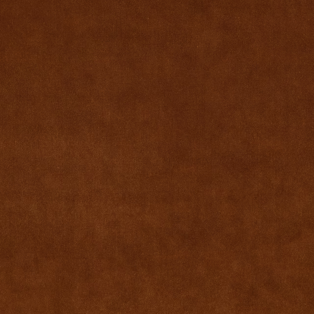 Deep burnt-orange napped fabric with subtle directional sheen and tonal variation