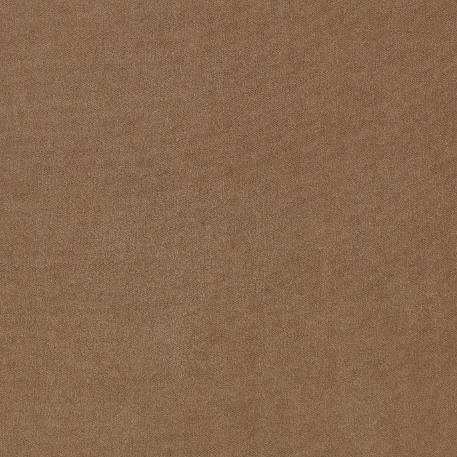 Warm caramel-brown fabric swatch with a softly mottled, fine-textured surface