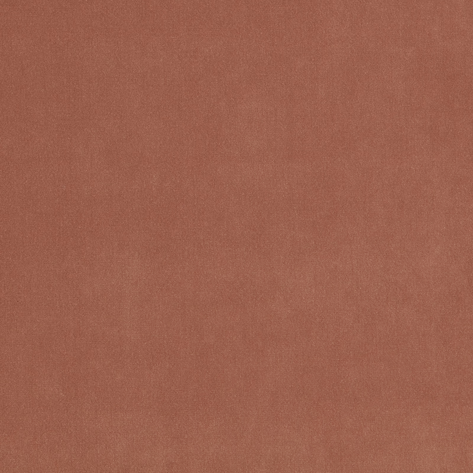 Muted cassis terracotta fabric with a fine, softly mottled plain weave