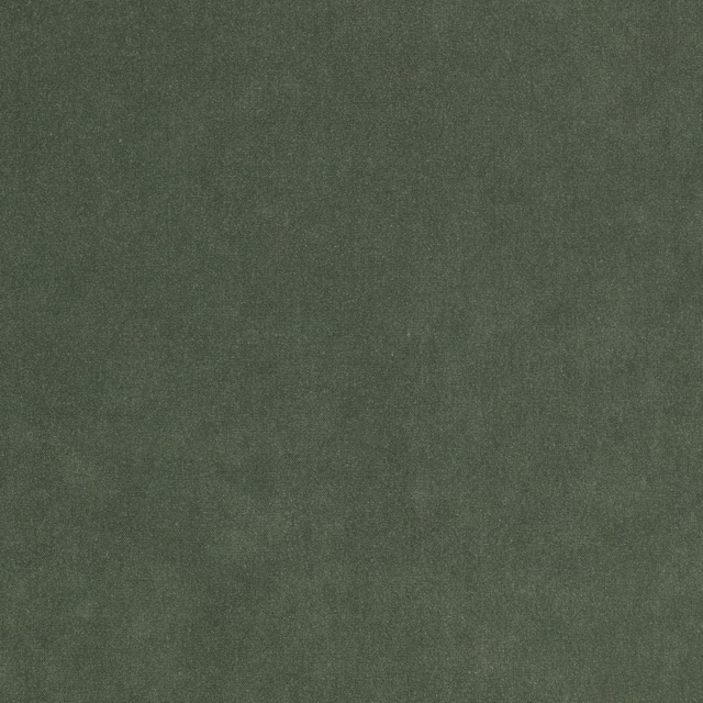 Close-up of muted eucalyptus-green fabric with a softly mottled, fine woven texture