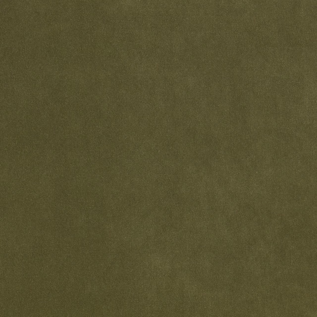 Muted olive-green plain fabric with a softly brushed, subtly mottled surface