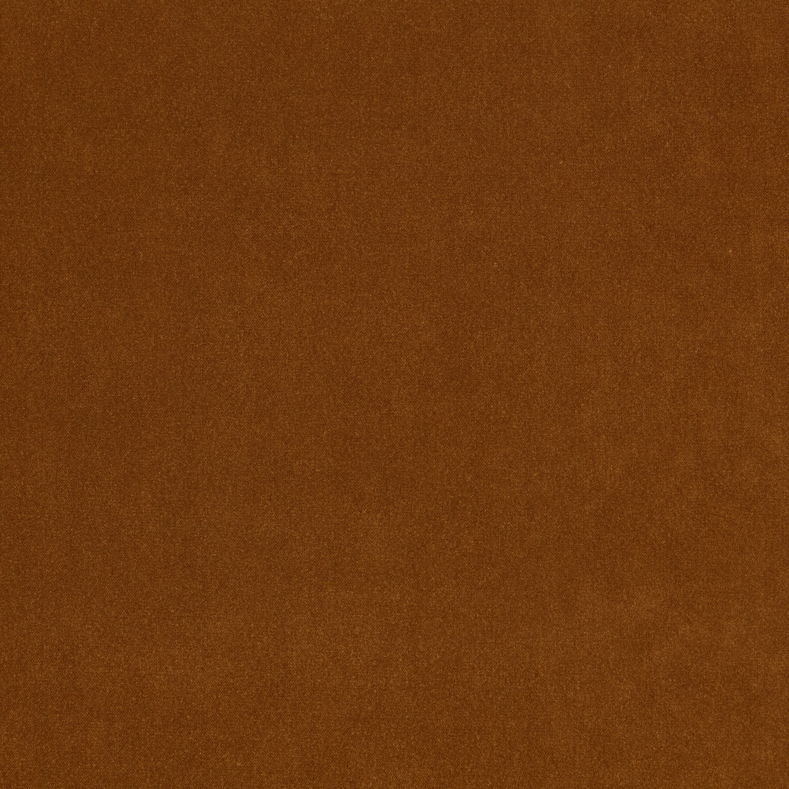 Warm pecan-brown plain fabric with a softly brushed, subtly shaded surface