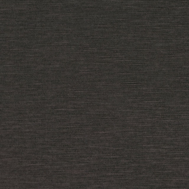 Dark charcoal-grey woven swatch with fine horizontal striations and a shadowed surface