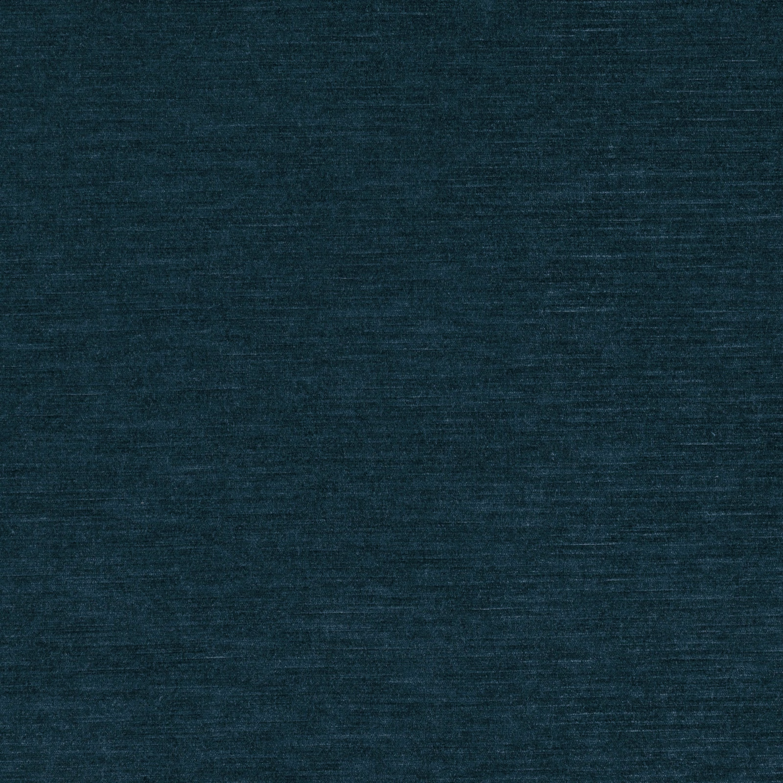 Deep blue-teal woven fabric with fine horizontal striations and softly varied texture