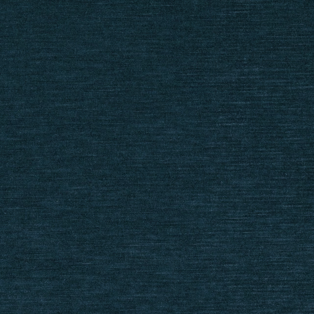 Deep blue-teal woven fabric with fine horizontal striations and softly varied texture