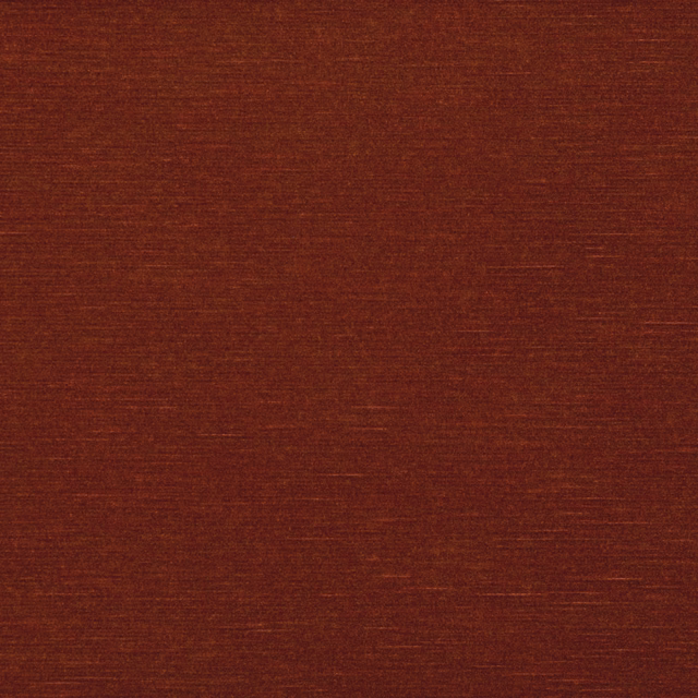 Deep rust-brown woven fabric with fine horizontal slub texture and tonal depth