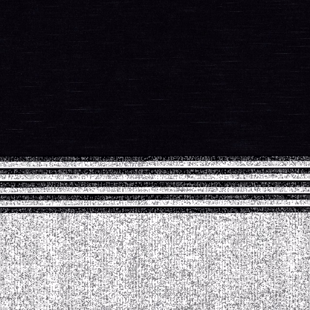 Near-black Orion Nuit textile with pale grey distressed horizontal bands and speckled texture