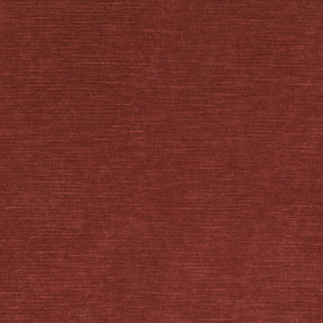Deep paprika-red textile swatch with subtle horizontal striated weave