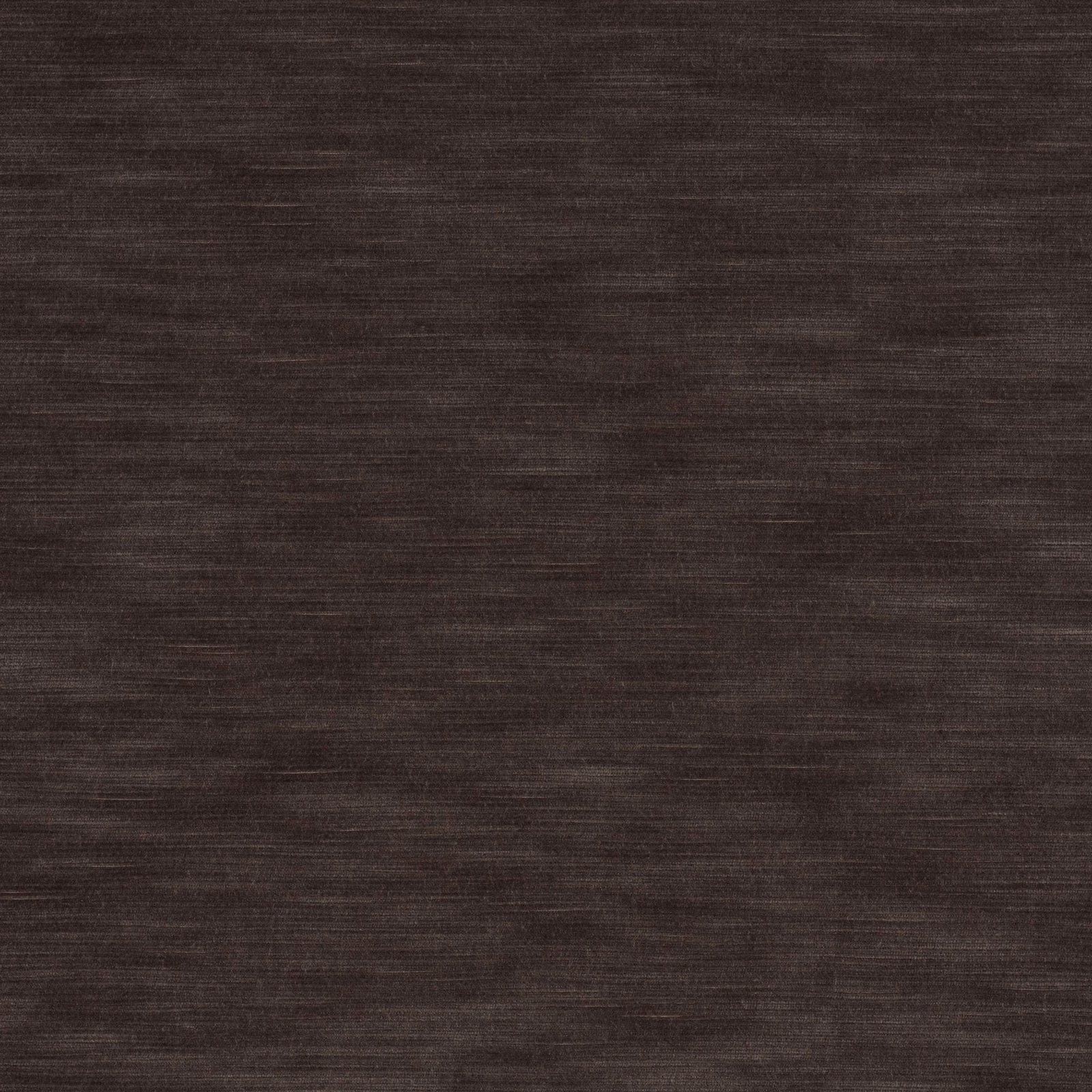 Deep pine-cone brown textile with fine horizontal striations and softly brushed texture