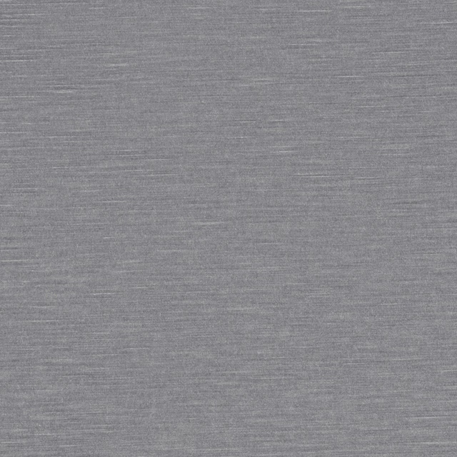 Cool grey textile swatch with fine horizontal woven striations and softly varied texture