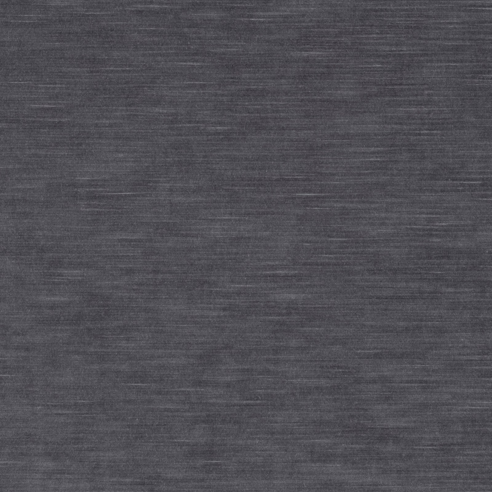 Close-up of charcoal-grey fabric with fine horizontal woven striations and soft tonal variation