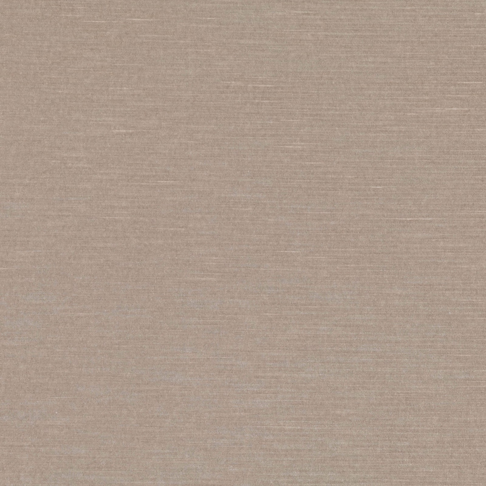 Close-up of warm taupe woven fabric with subtle horizontal texture
