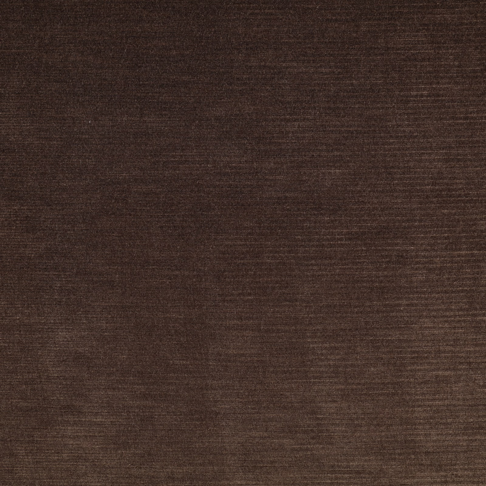 Dark brown charcoal woven fabric with subtle horizontal texture and soft tonal variation