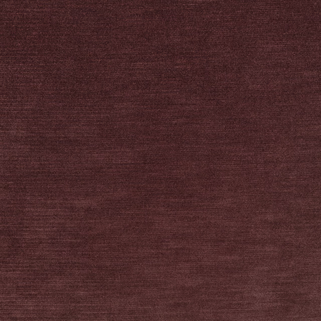 Deep aubergine fabric with subtle wine-brown horizontal woven striations