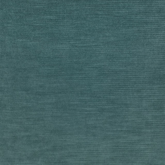 Deep balsam teal-green upholstery fabric with fine horizontal woven striations