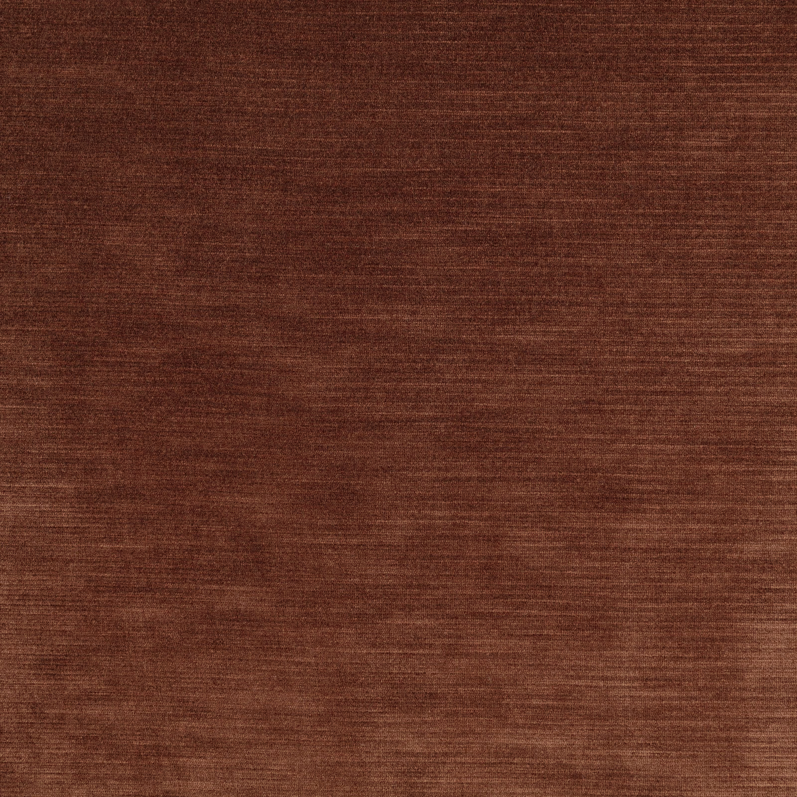 Close-up of warm clove-brown fabric with fine horizontal striated weave