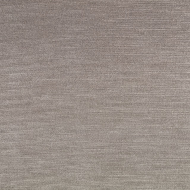 Dove-grey woven fabric with fine horizontal striations and softly varied surface texture