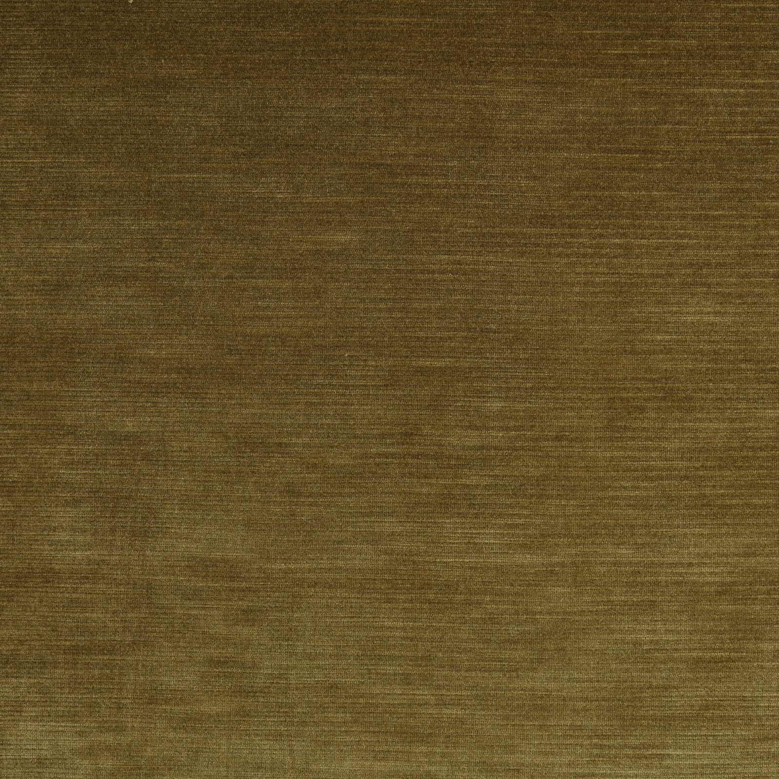 Muted fern olive fabric with fine horizontal striations and softly varied depth