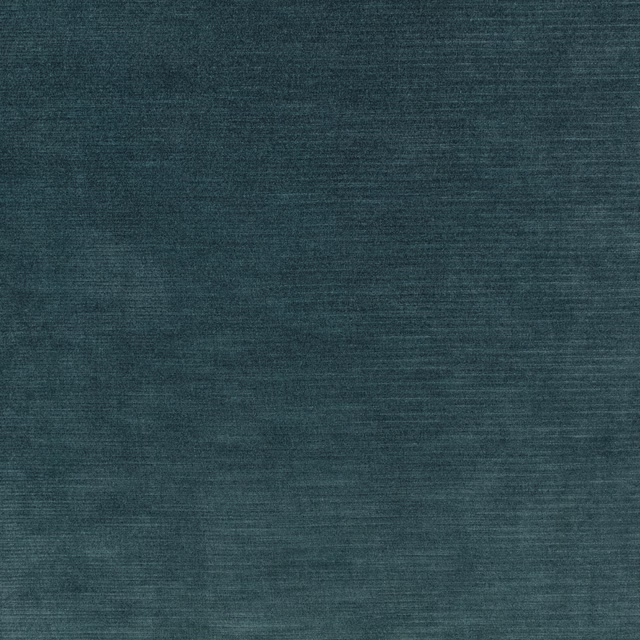 Deep kingfisher blue-teal fabric with fine horizontal woven texture and tonal variation