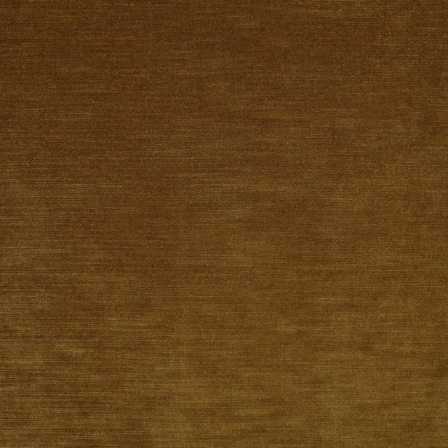 Deep mustard-brown fabric with fine horizontal striations and softly varied texture
