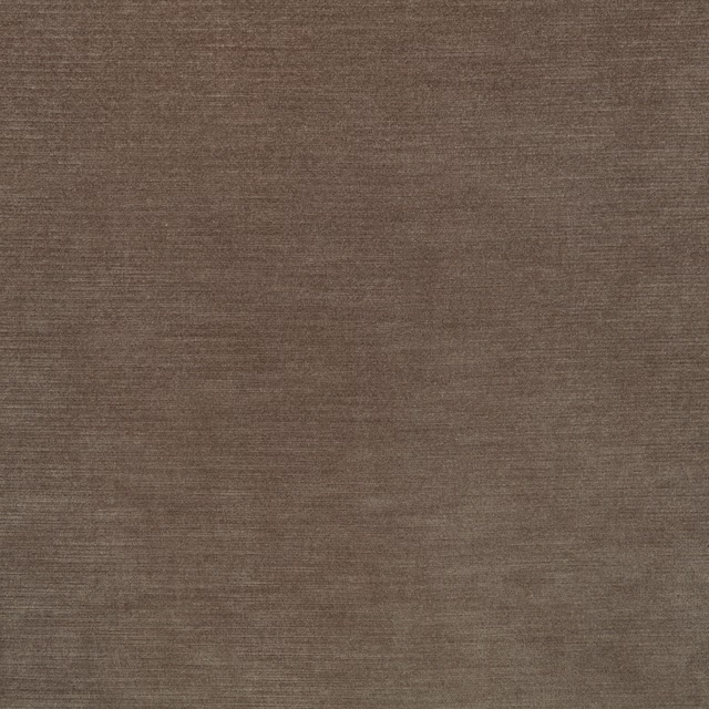 Warm mushroom-brown woven fabric with fine horizontal grain and softly shaded depth