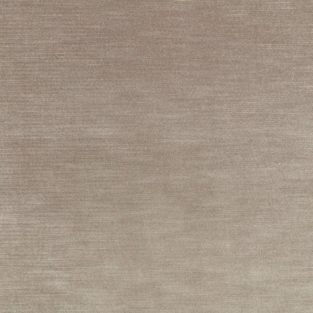 Stone taupe woven fabric with fine horizontal texture and softly mottled shading