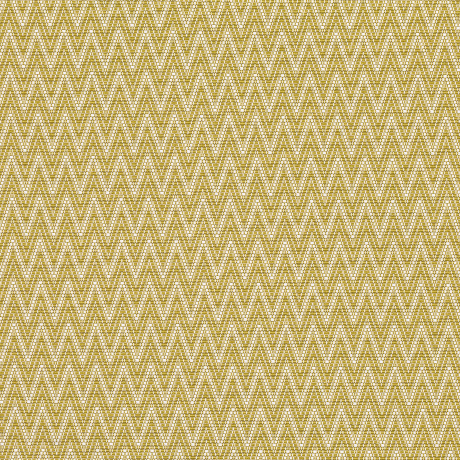 Muted peridot olive woven ground with fine cream zigzag chevrons