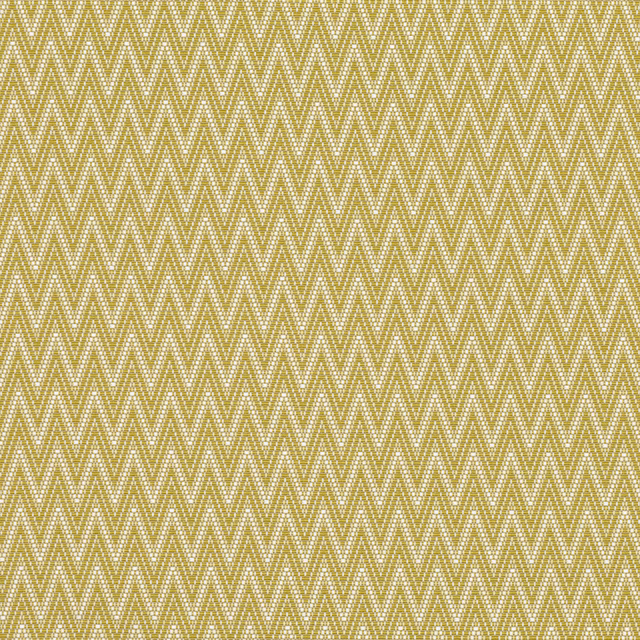 Muted peridot olive woven ground with fine cream zigzag chevrons