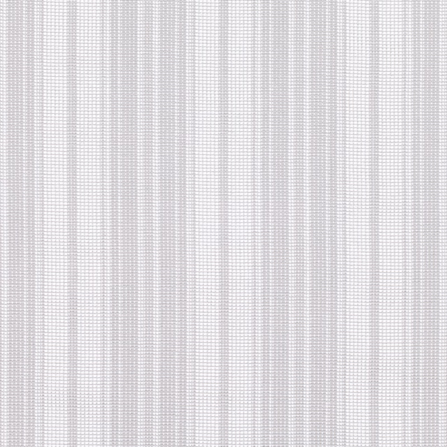 Pale aluminium-grey woven fabric with fine vertical striping and tiny textured checks