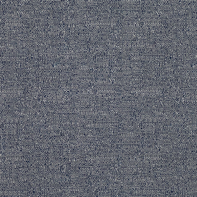 Close view of fine mottled navy, blue-grey and charcoal woven fabric