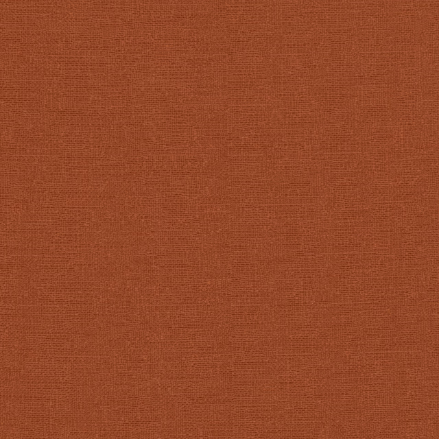 Close-up of warm rust-terracotta fabric with a fine, even woven texture