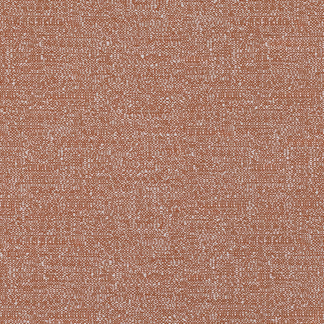 Warm terracotta textile with a dense pale flecked micro-weave