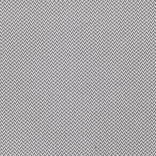 Close view of anthracite grey fabric with a fine pale herringbone weave