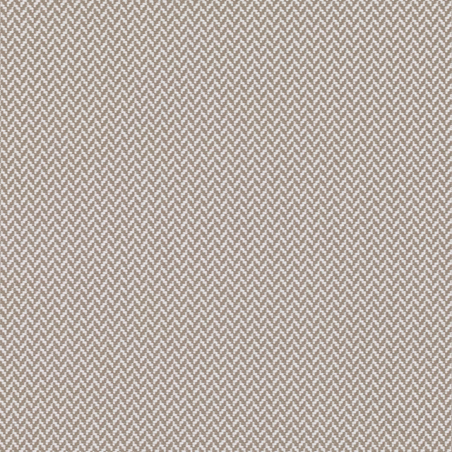 Warm putty taupe fabric with a fine ivory chevron weave