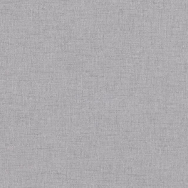 Close view of pale aluminium-grey fabric with a fine woven crosshatch texture