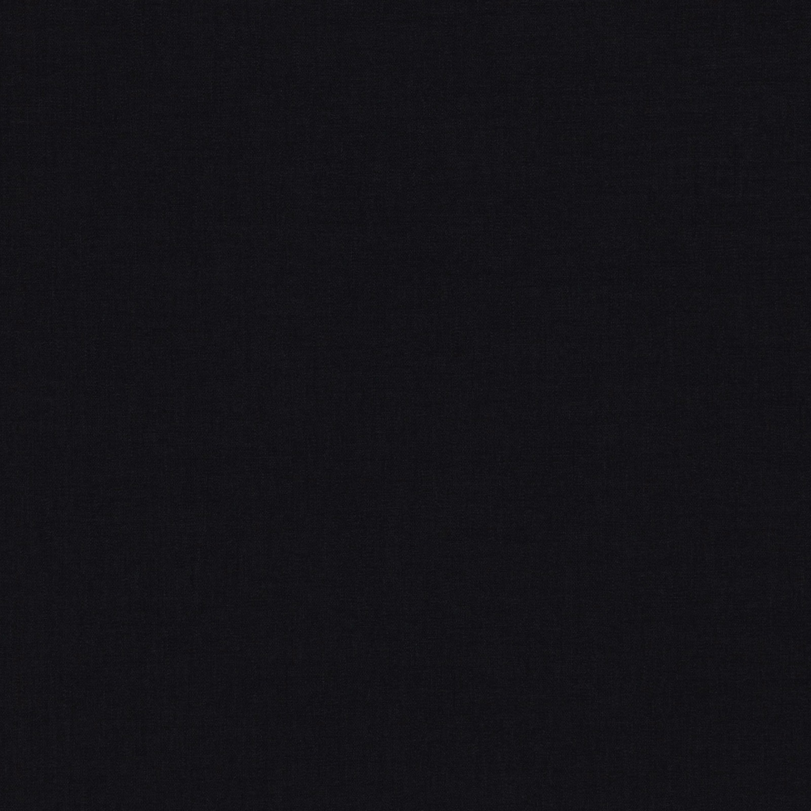 Near-black plain woven upholstery fabric with a subtly textured matte surface