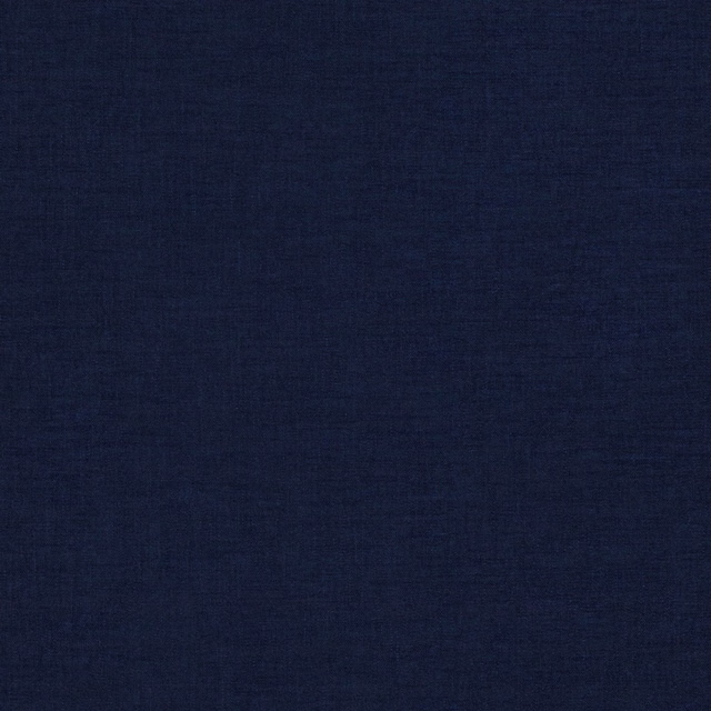 Deep navy woven fabric with subtle crosswise texture and softly varied dark blue surface
