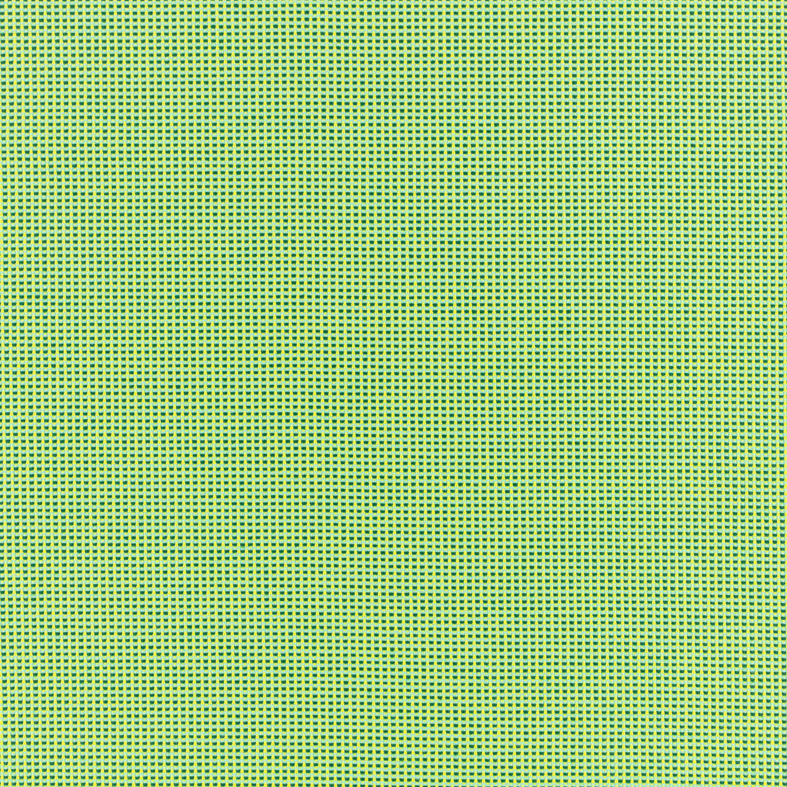 Vivid chartreuse outdoor textile with a tightly woven green micro-check texture