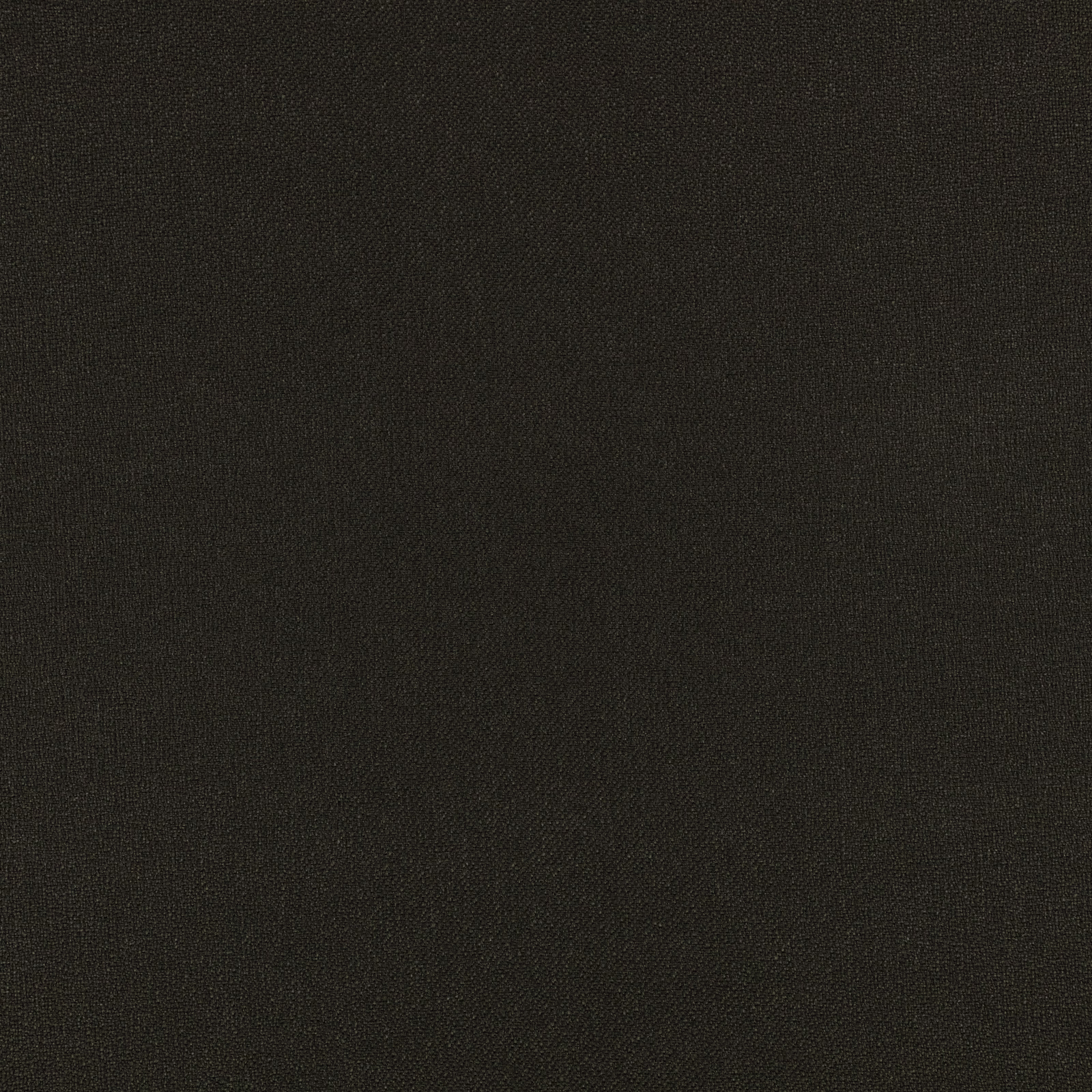 Near-black charcoal outdoor fabric with a subtle olive cast and fine woven texture