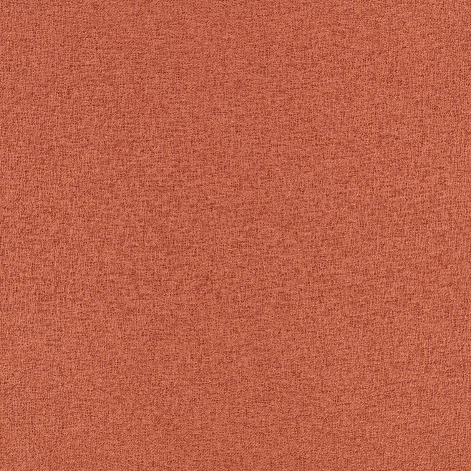 Warm terracotta-orange outdoor fabric with a fine, even woven texture