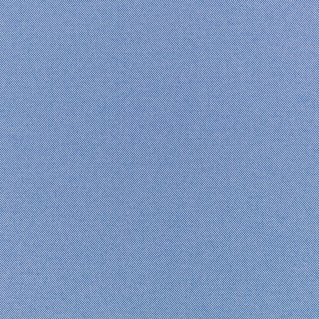 Cool blue micro-diagonal stripe with a finely textured, closely set weave
