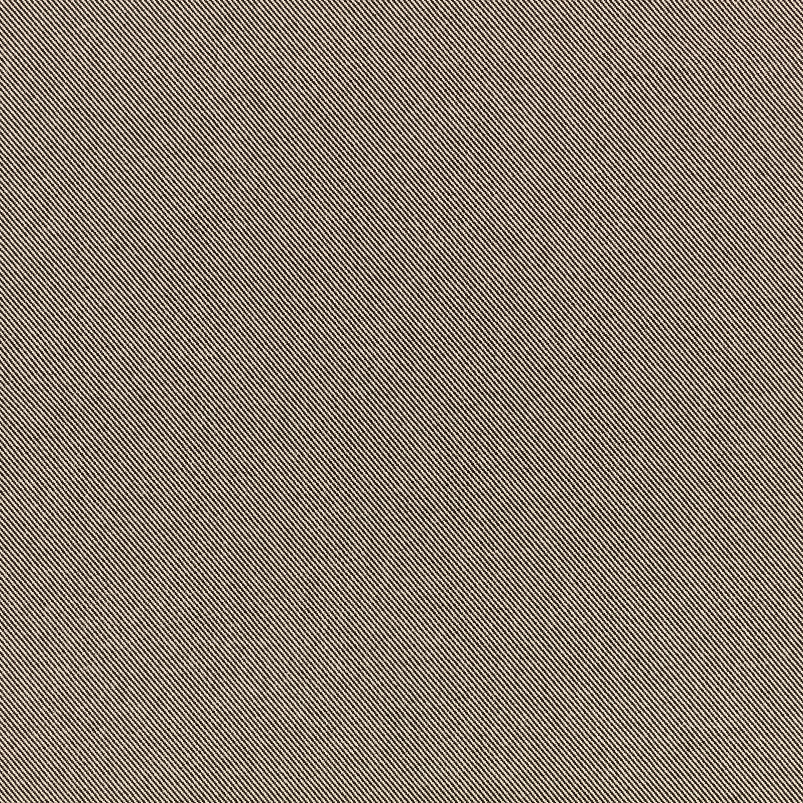 Charcoal and beige outdoor fabric with a fine, closely spaced diagonal weave